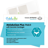 Metabolism Plus with Garcinia Cambogia Patch by PatchAid: 30-Day Supply / Clear