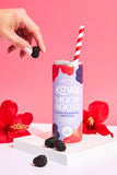 Black Raspberry Hibiscus Mood Boost Sparkling Beverage
