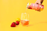 Strawberry Yuzu Mood Boost Sparkling Beverage