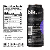 blk. Elderberry Sparkling Water,16oz 12 Pack, Cans
