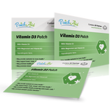 Vitamin D3 with K2 Vitamin Patch: 30-Day Supply