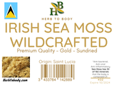 Gold Irish Sea Moss | Premium Quality St Lucia