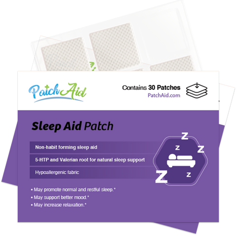 Sleep Aid Topical Vitamin Patch: 30-Day Supply / White
