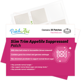 Slim Trim Appetite Suppressant Patch: 30-Day Supply / White
