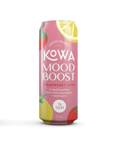 Strawberry Yuzu Mood Boost Sparkling Beverage