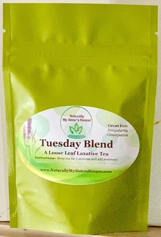 Tuesday Blend - Laxative Herbal Tea - Naturally My Sister's Keeper
